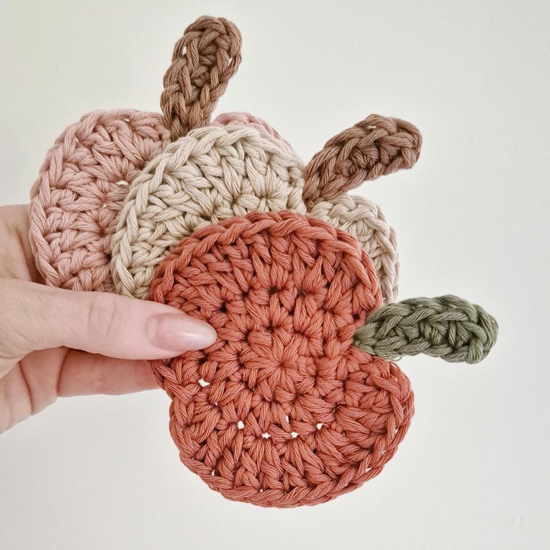 Crochet pattern pumpkin coaster easy crochet pattern fall decoration crochet pattern beginner friendly crochet pattern autumn decoration