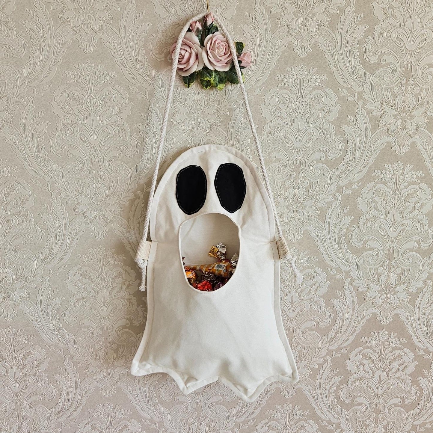 Halloween Ghost Bag Pattern, Trick-Or-Treat, Ghost Shoulder Bag, Child Bag Sewing Pattern, Hallowen Bag Pattern, Digital Products