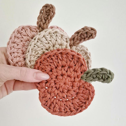 Crochet pattern pumpkin coaster easy crochet pattern fall decoration crochet pattern beginner friendly crochet pattern autumn decoration