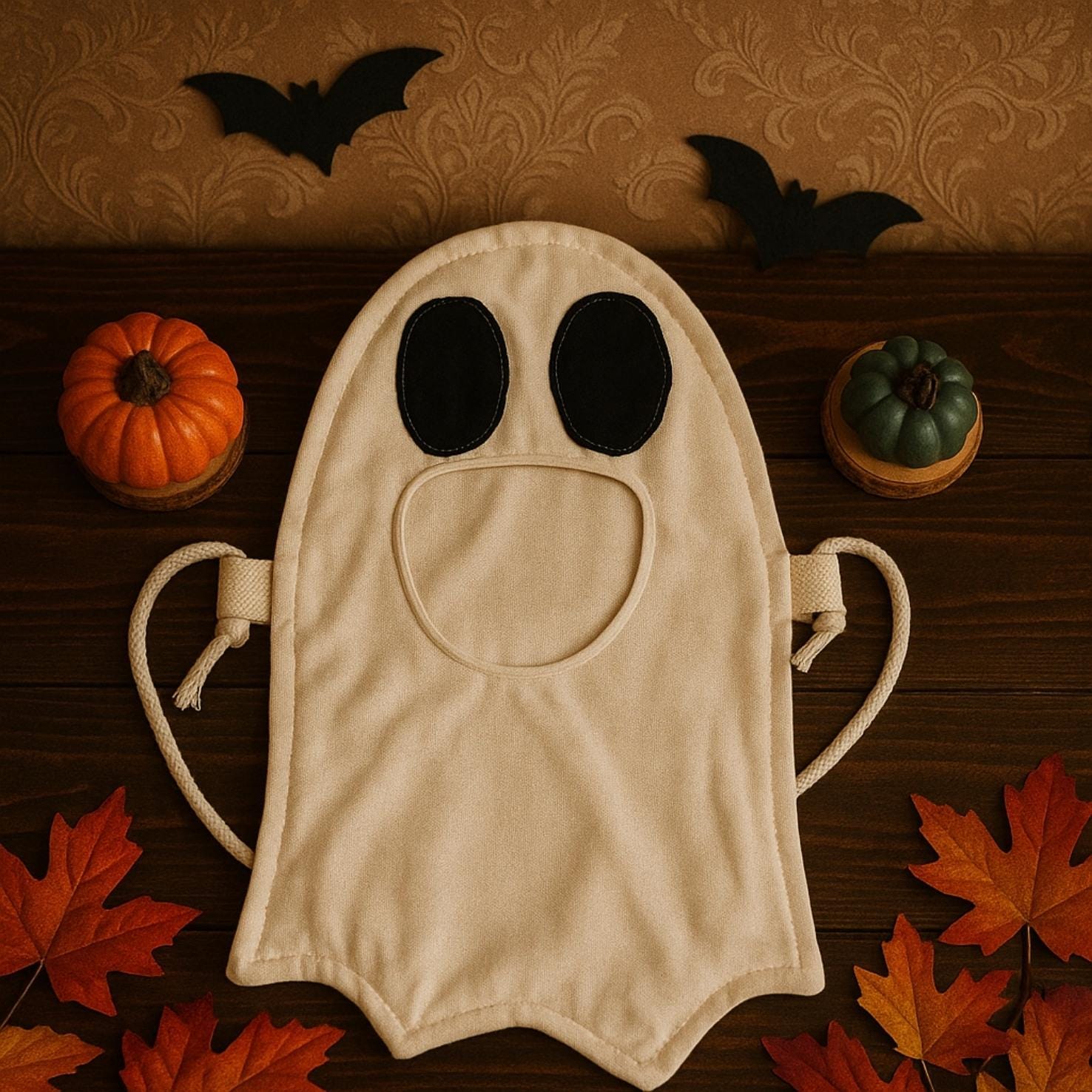 Halloween Ghost Bag Pattern, Trick-Or-Treat, Ghost Shoulder Bag, Child Bag Sewing Pattern, Hallowen Bag Pattern, Digital Products